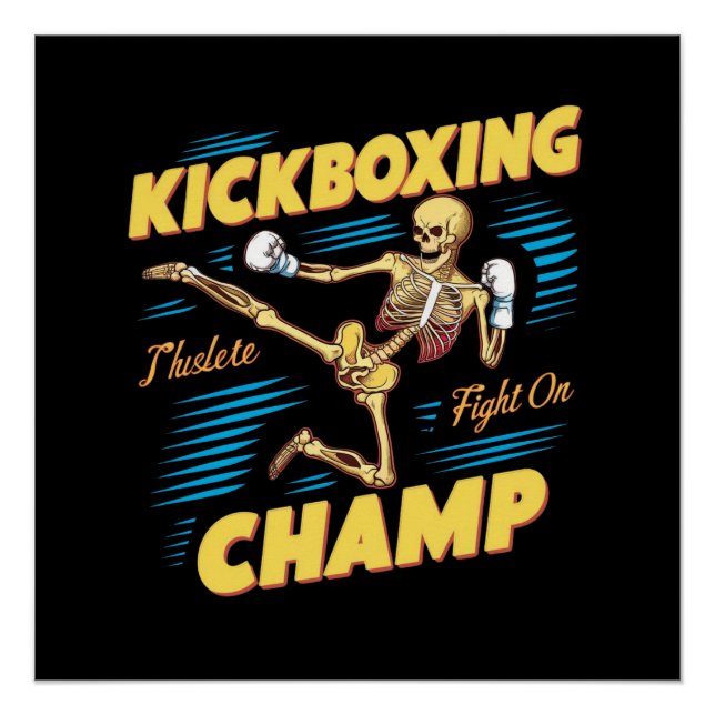 Poster Champ Kickboxing (Devant)
