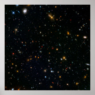 Poster Champ parallèle du cluster Galaxy Abell 370.