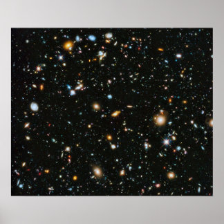 Poster Champ profond de Hubble