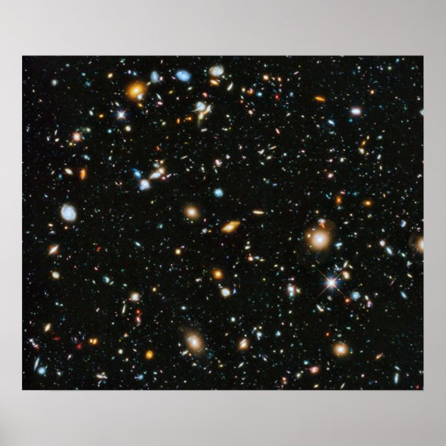 Poster Champ profond de Hubble (Devant)