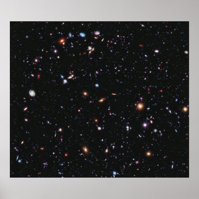 Poster Champ profond eXtreme Hubble (Devant)