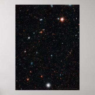 Poster Champ profond Hubble 18x24 (18x24)