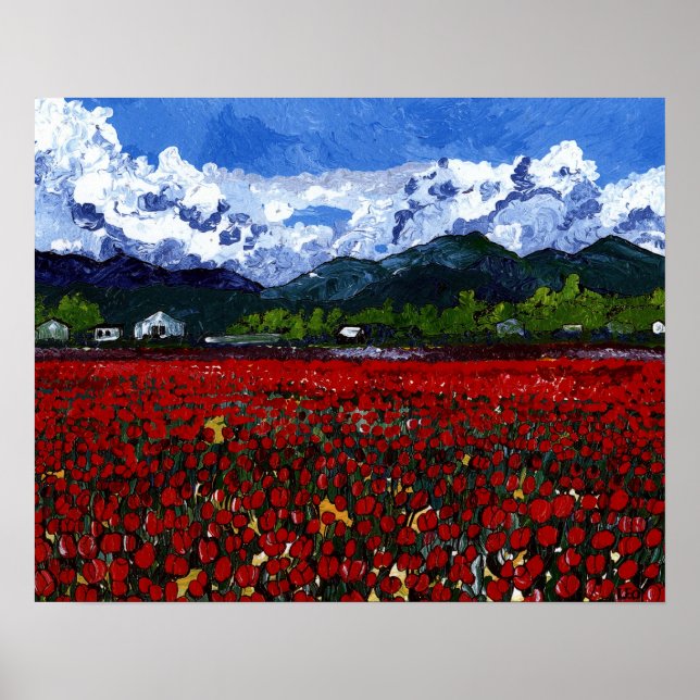 Poster Champ Tulip (Devant)