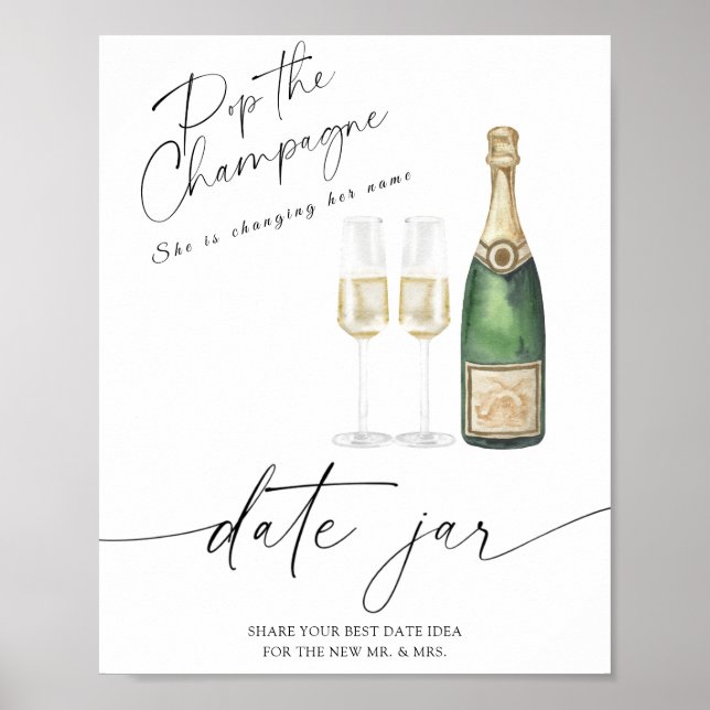 Poster Champagne - idées de la nuit du jour. Nuptiale du  (Devant)