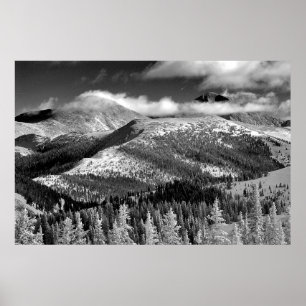 Poster Champagne Snowscape