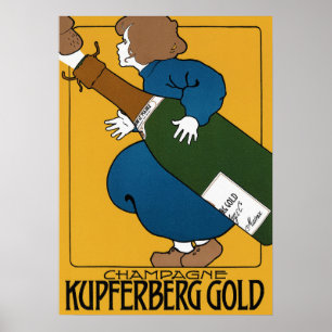 Poster Champagne vintage Kupferberg