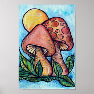 Poster Champignons