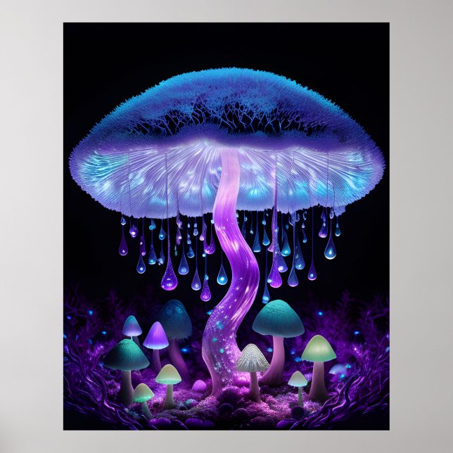 Poster Champignons (Devant)
