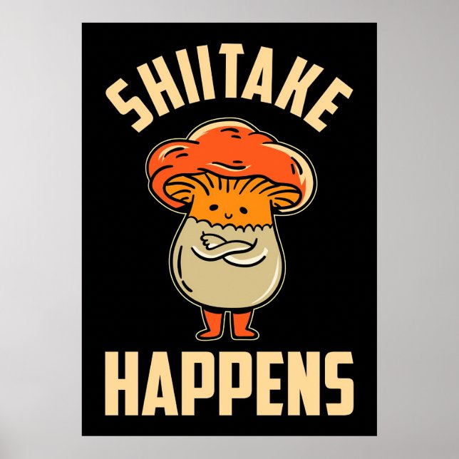 Poster Champignons de champignons de la chasse aux champi (Devant)