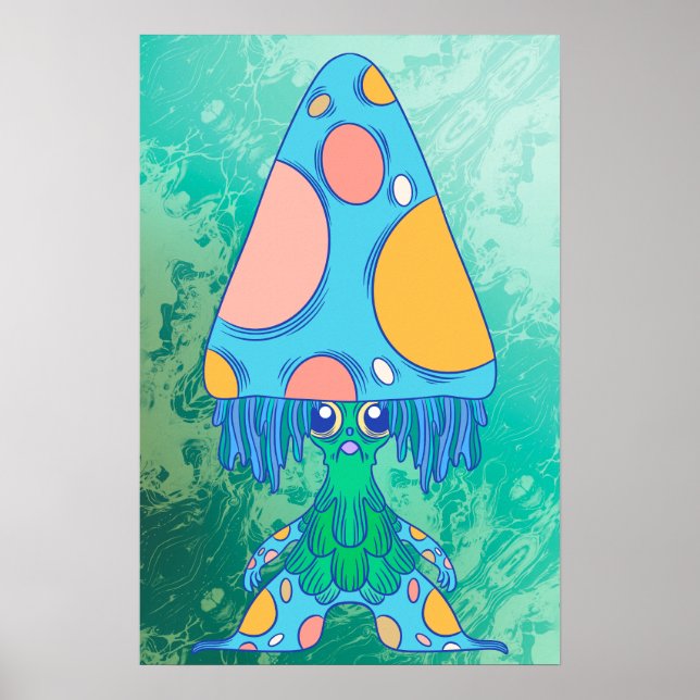 Poster Champignons de givre (Devant)