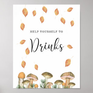 Poster Champignons forestiers - Boissons