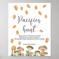Champignons forestiers - chasse à la sucette jeu d