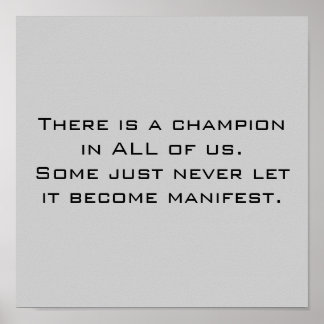 Poster Champion