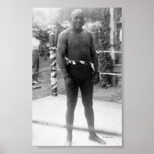 Poster Champion de boxe Jack Johnson