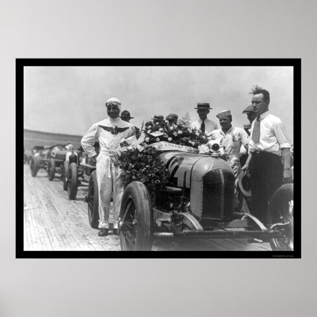 Poster Champion de course automobile 1925 (Devant)