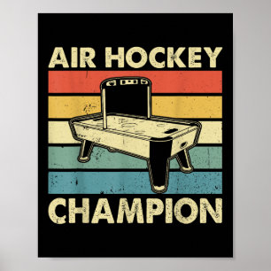 Poster Champion de hockey aérien - Joueur de hockey aérie