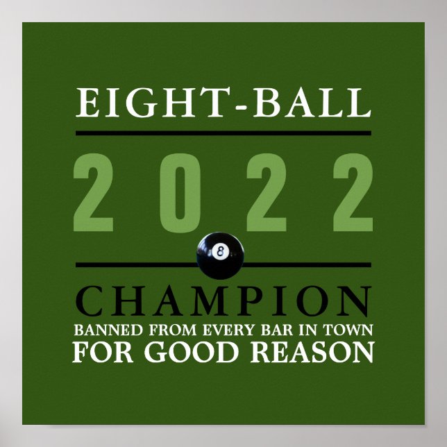 Poster Champion de huit balles (Devant)
