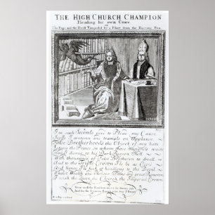 Poster Champion de la Haute Eglise, qui dirige son propre