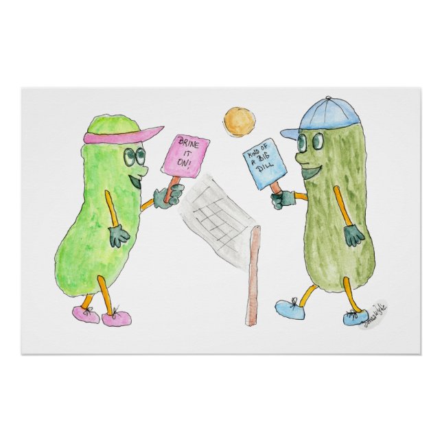 Poster Champion de pickleball (Devant)
