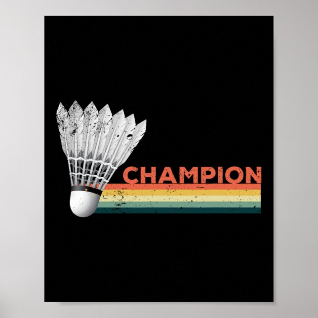 Poster Champion Dminton (Devant)