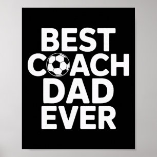 Poster Champion Mentor Meilleur Coach Papa Pour Toujours