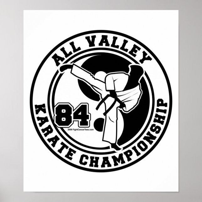 Poster Championnat de tous les karaté de la vallée (Devant)