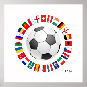 Poster Championnat d'Europe de football 2016