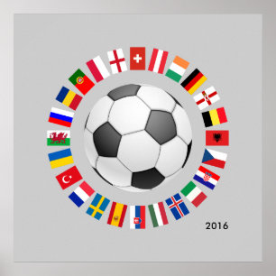 Poster Championnat d'Europe de football 2016