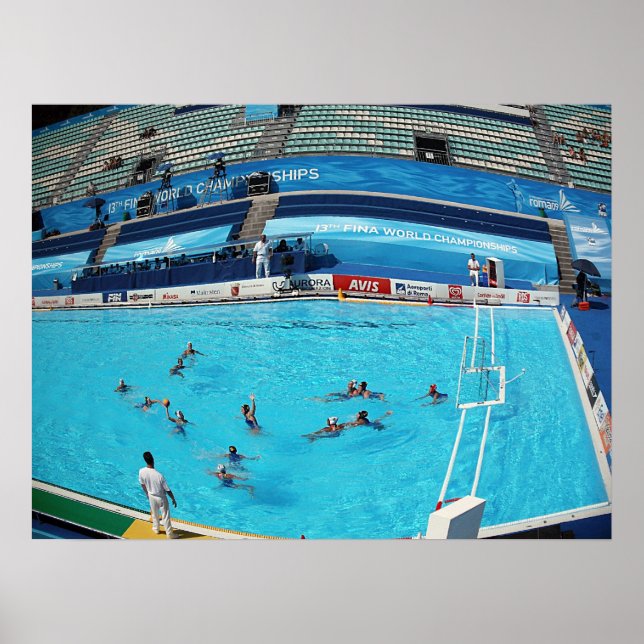 POSTER CHAMPIONNAT MONDIAL DE NATATION ROME 2009 (Devant)