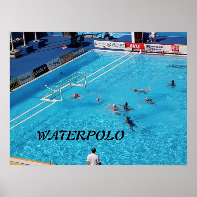 POSTER CHAMPIONNAT MONDIAL DE NATATION ROME 2009 (Devant)