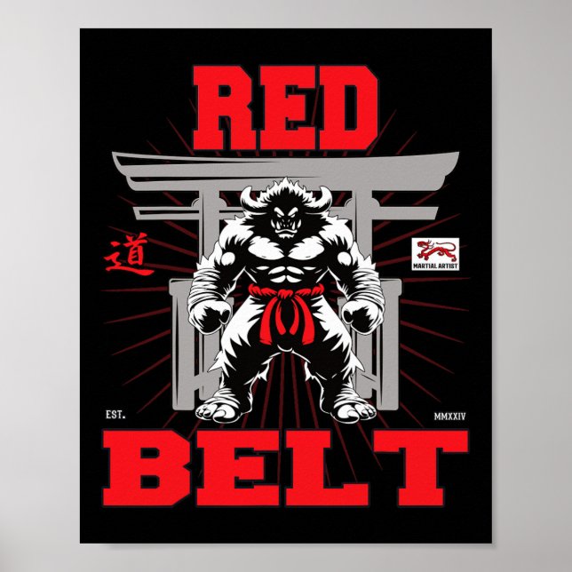Poster Championnat Red Belt En Vue ! (Devant)