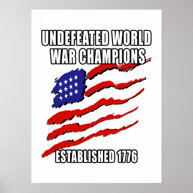 Poster Champions de la Guerre mondiale (Devant)