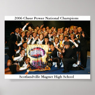 Poster Champions nationaux Cheer Power 2006