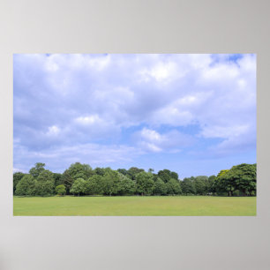 Poster Champs Blackweir. Bute Park, Cardiff, Wales.