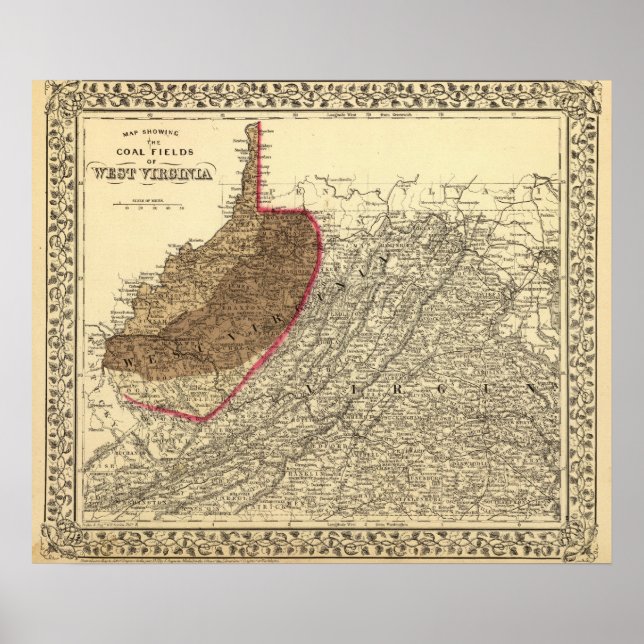 Poster Champs de charbon en Virginie-Occidentale (Devant)