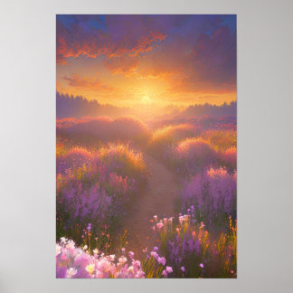 Poster Champs des rêves de Lilac