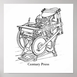 Poster - Chandler and Price letterpress