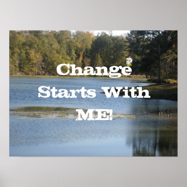 Poster Change Commence Avec MOI ! (Devant)