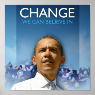 Poster Changement auquel nous pouvons croire