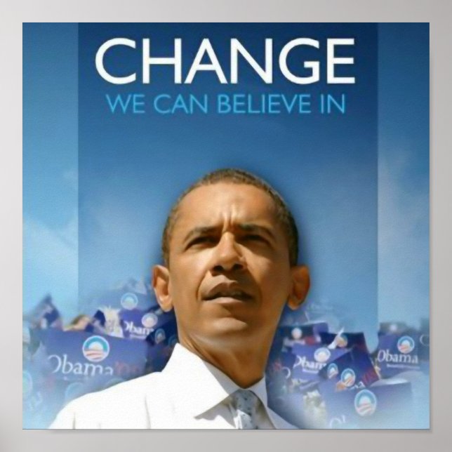 Poster Changement auquel nous pouvons croire (Devant)