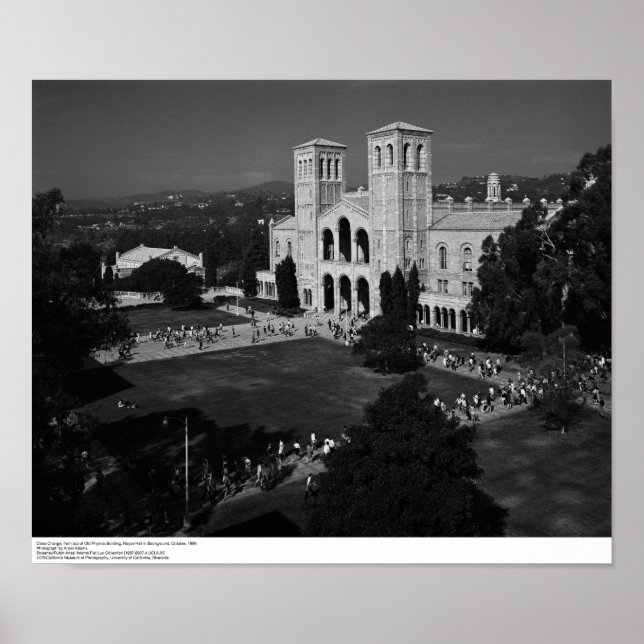 Poster Changement de classe, du haut de l'ancien bâtiment (Devant)