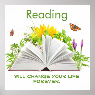 Poster Changez votre vie avec l'affiche de lecture