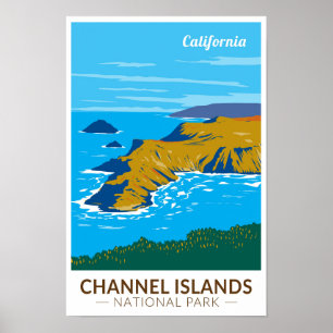 Poster Channel Islands National Park Californie Voyages