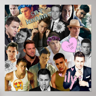 Poster Channing Tatum Collage