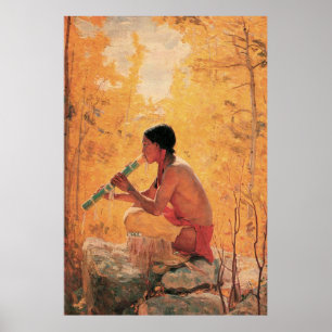 Poster Chanson de l'Aspen, par Bert Geer Phillips