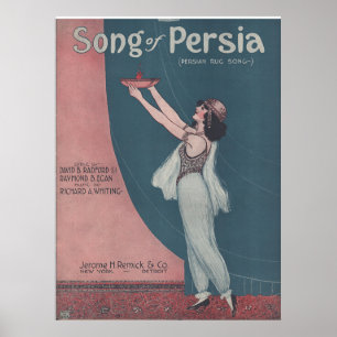 Poster Chanson de Perse de 1922
