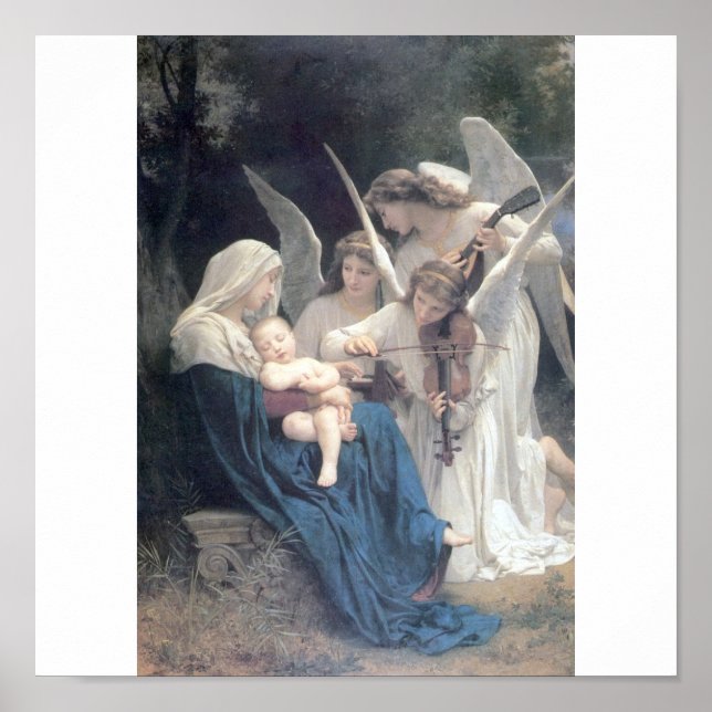 Poster Chanson des Angels Bouguereau (Devant)