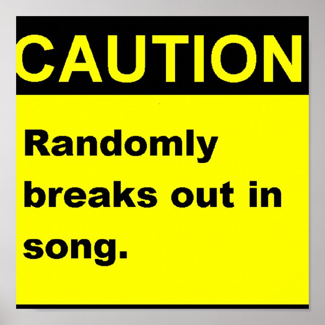 Poster Chanson Randmon (Devant)
