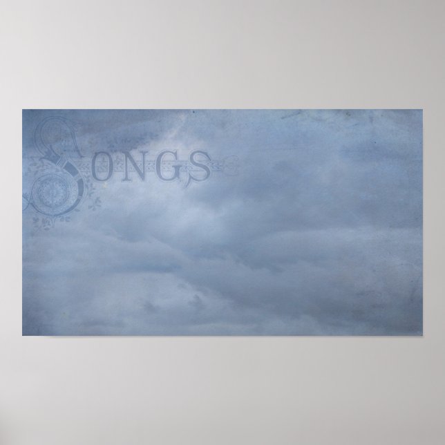 Poster Chansons Cloud (Devant)