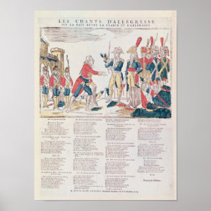 Poster Chansons de la réjouissance pour la paix